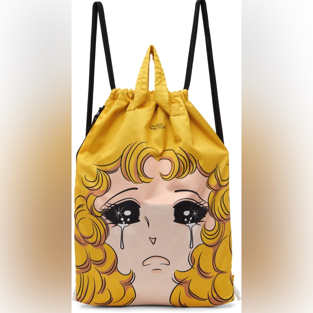 PUSHBUTTON Yellow Crying Girl Backpack